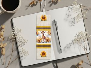 Stand tall in your reading adventures, Aluminum Metal Bookmarks, Giraffe Images TheCraftNook