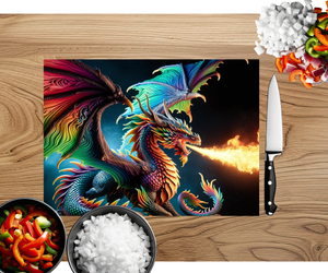 Majestic Dragon Scales Cutting Board TheCraftNook