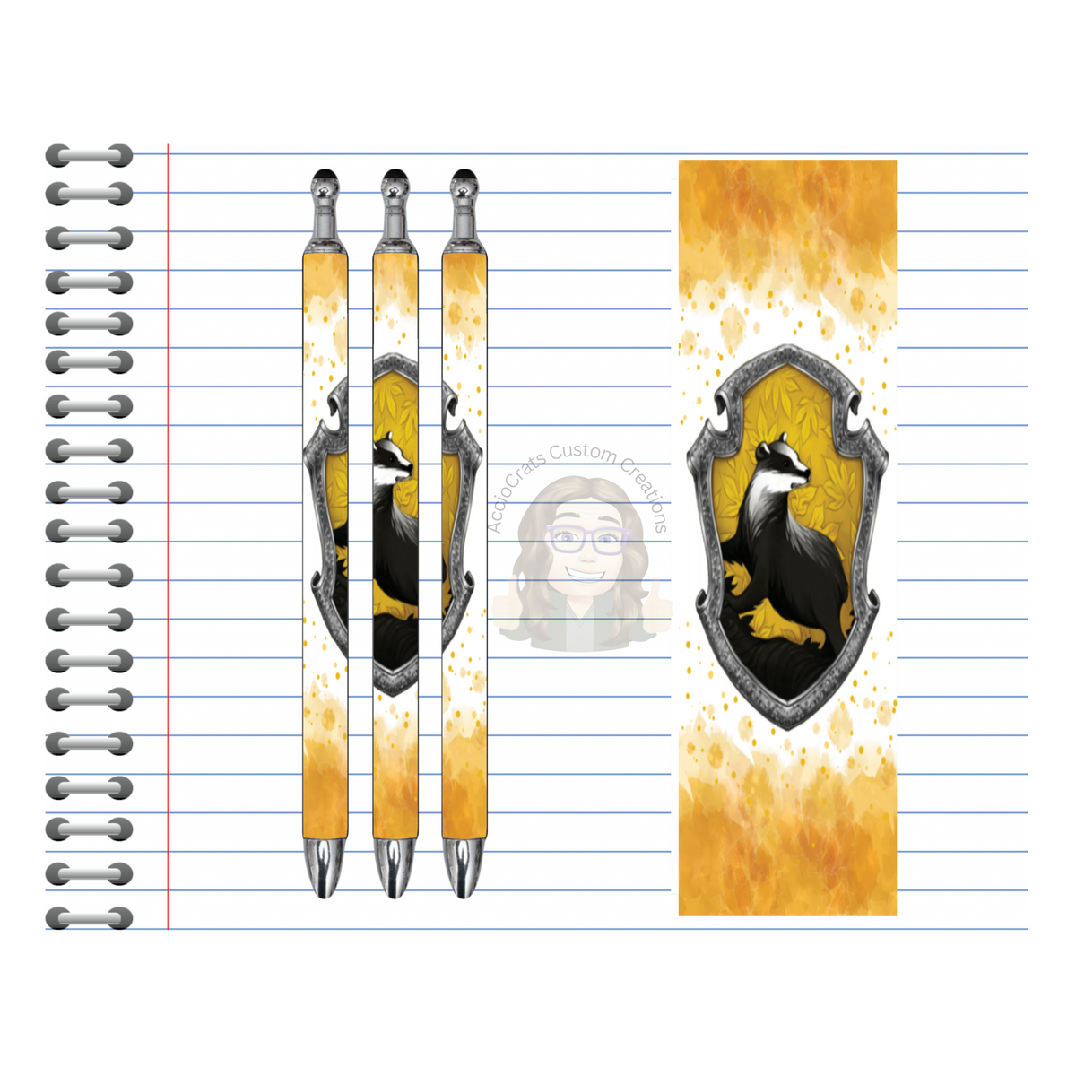 Refillable Pens, Wizard Images. Write with a little magic! ✨🪄Multiple options and Images available. TheCraftNook