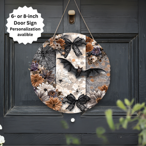 Spooky season Halloween Door signs TheCraftNook