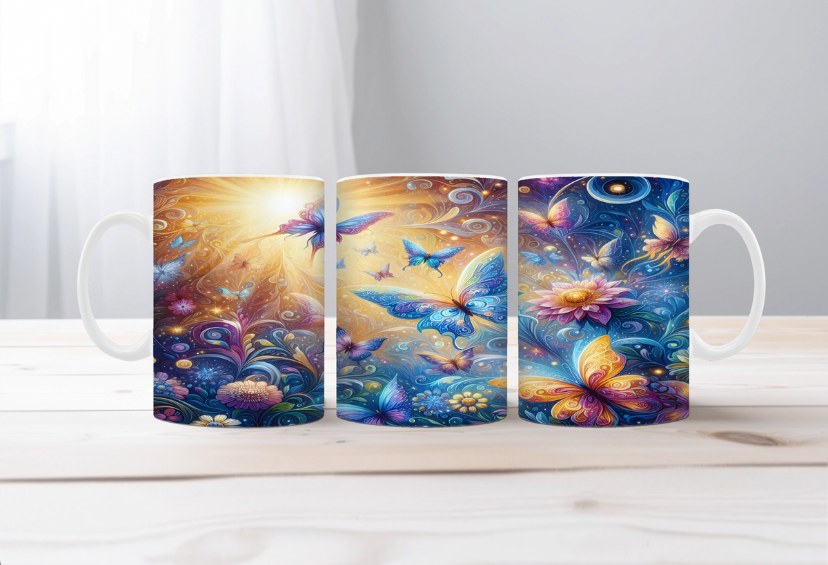 Butterfly Mugs. Two Sizes and Multiple images to choose from. TheCraftNook
