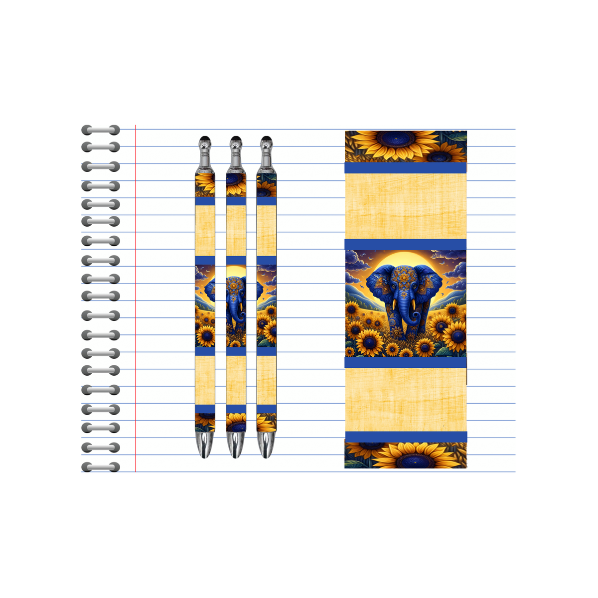 Refillable Pens, Elephant Images multiple options and Images available. TheCraftNook