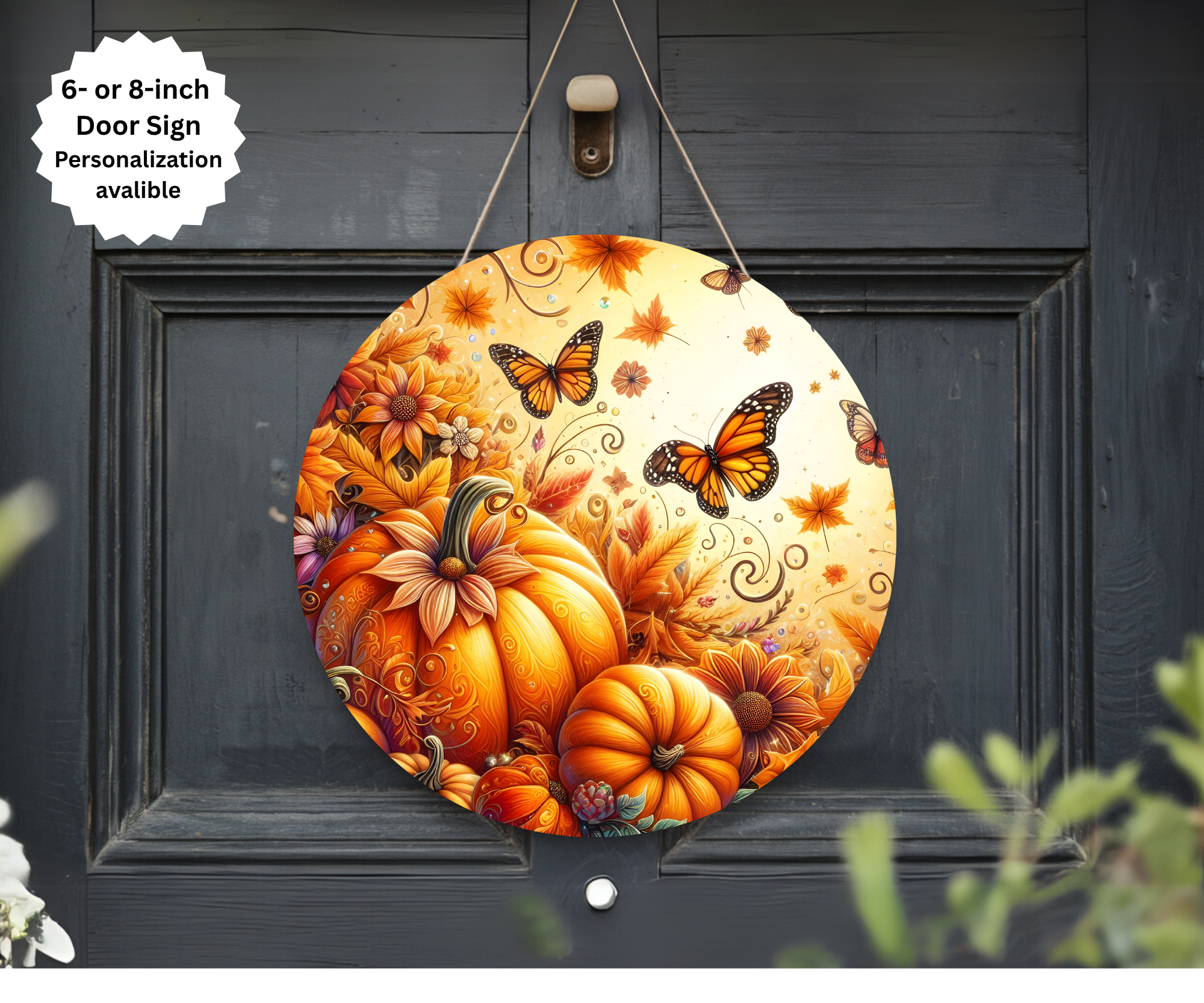 Handmade Fall Door Signs
