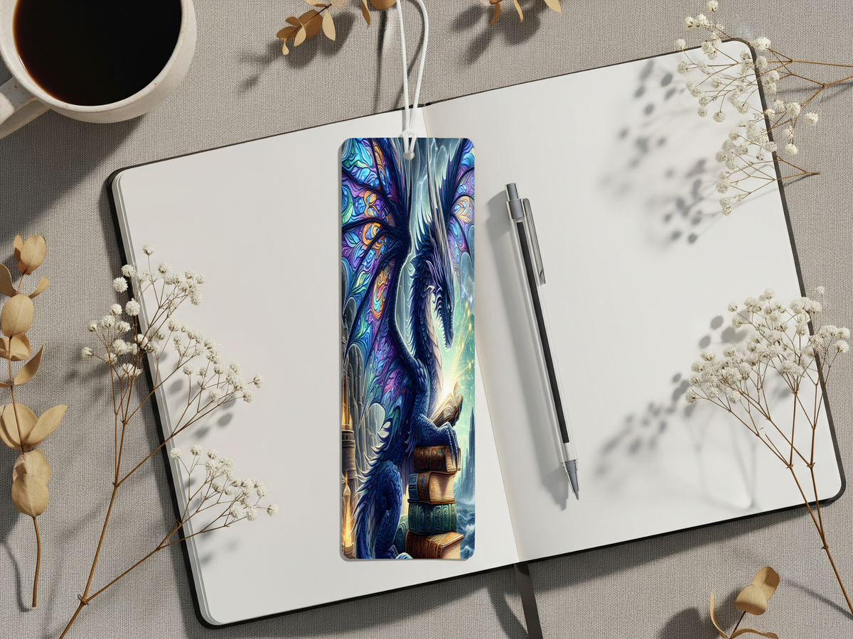 Aluminum Metal Bookmarks, Dragon Images. Mark your place in every adventure with a mystical dragon companion TheCraftNook