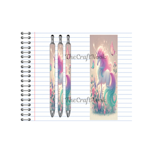 Refillable Pens, Unicorn Images multiple options and Images available. TheCraftNook