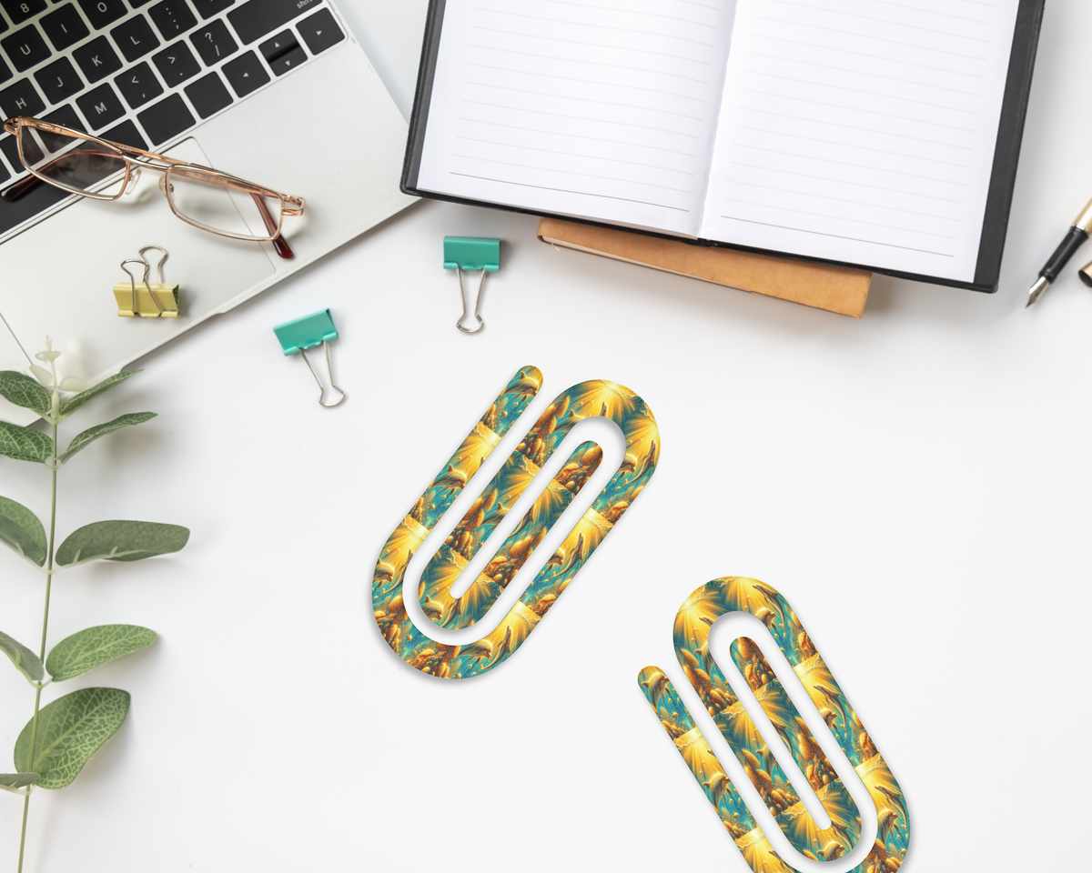 Make a Splash Dolphin Jumbo Paper Clips TheCraftNook