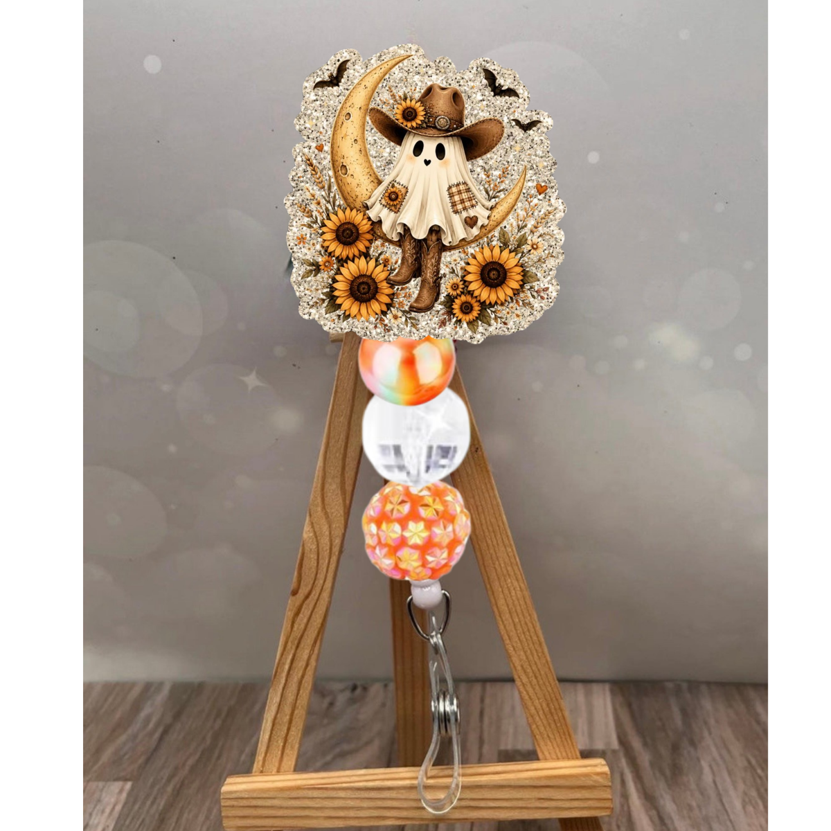 Rustic Boo Badge Pull TheCraftNook