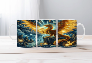 Majestic Dragon Scales Coffee Mug TheCraftNook