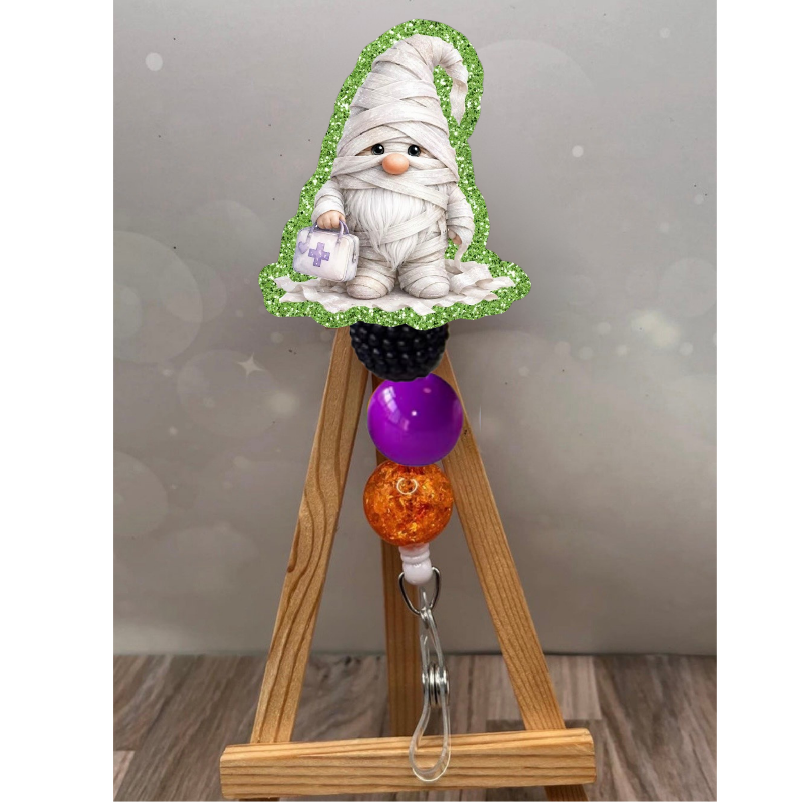 Mummy Gnome Badge Pull TheCraftNook