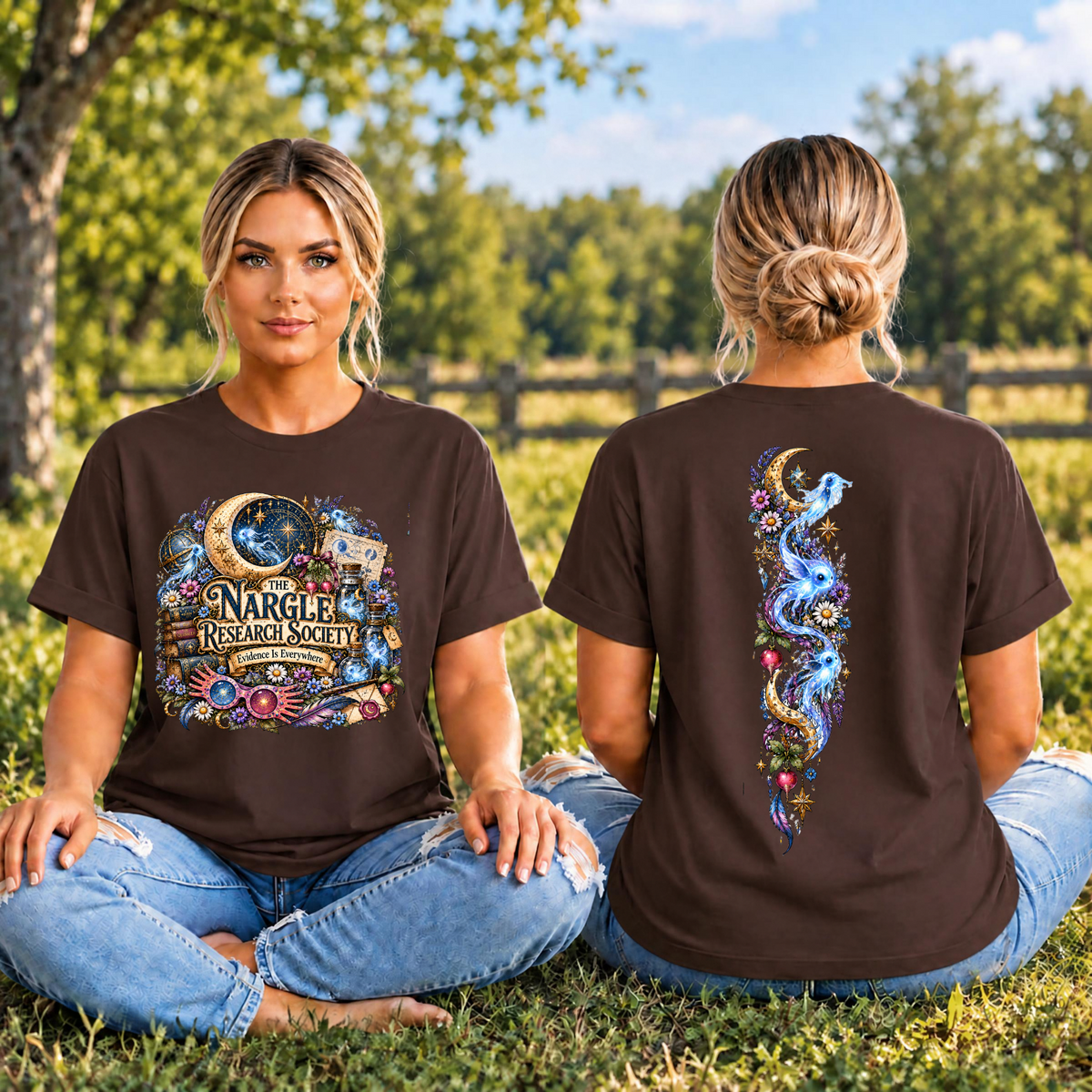 Nargle T-shirt Front and Back Graphics TheCraftNook