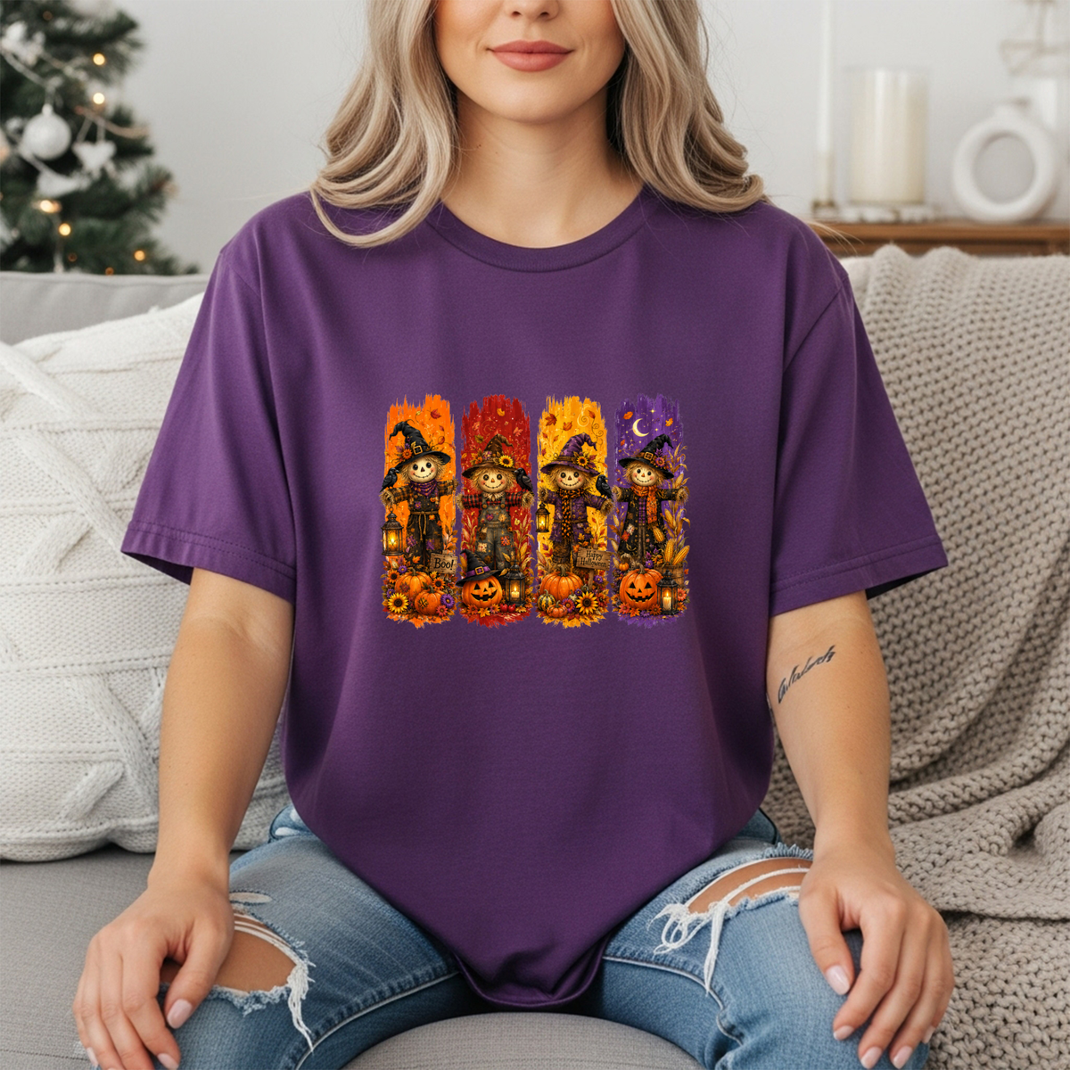 Scarecrow Season Tee TheCraftNook