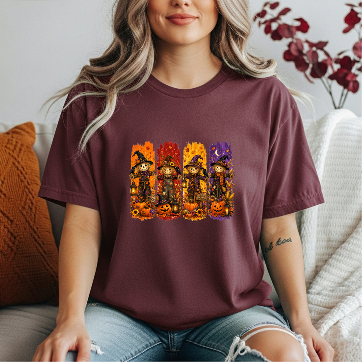 Scarecrow Season Tee TheCraftNook
