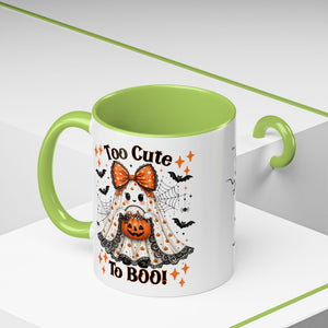 Too Cute to Boo Coffee Mug Printify