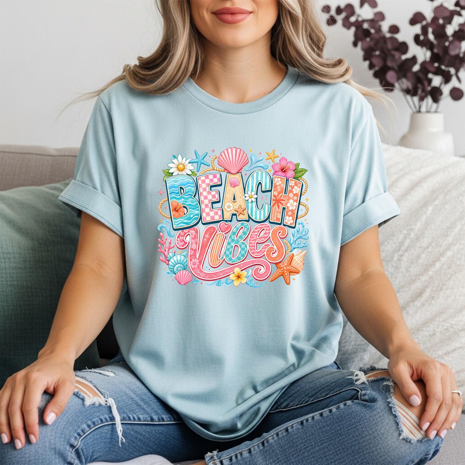 Beach Vibes T-Shirt TheCraftNook