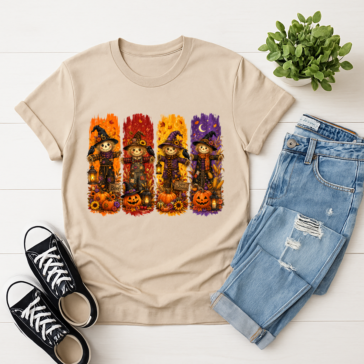 Scarecrow Season Tee TheCraftNook
