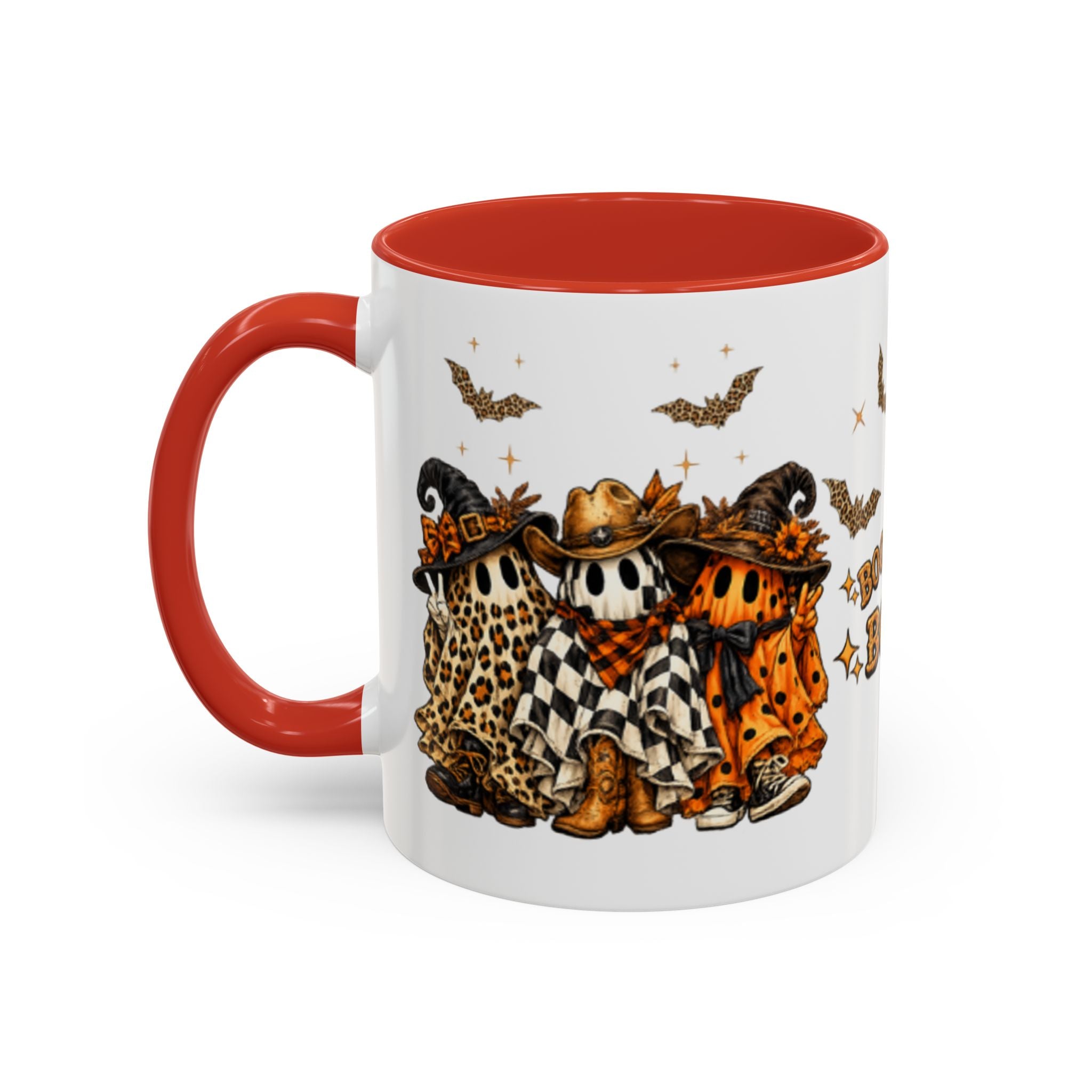 Boo Scootin' Mug – Halloween Ghost Accent Coffee Mug (11oz & 15oz)