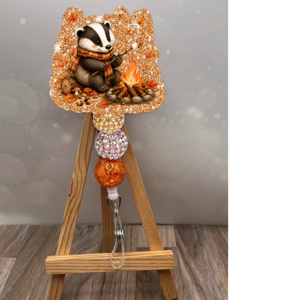 Fall Badger Badge Reel TheCraftNook