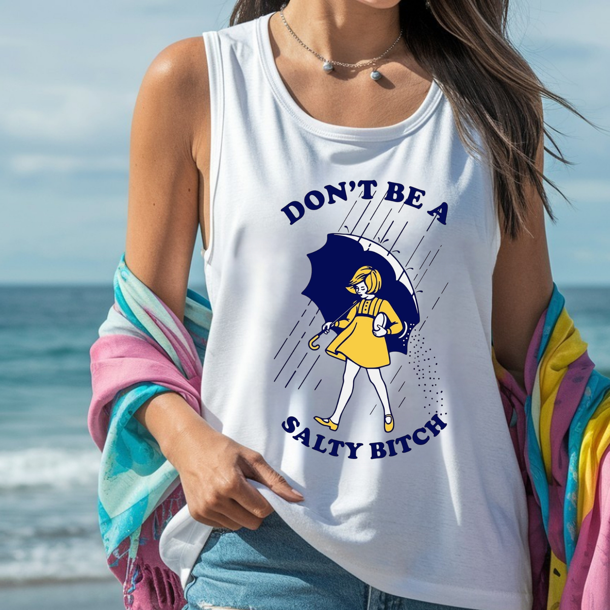 Salty Bitch Tank Top TheCraftNook