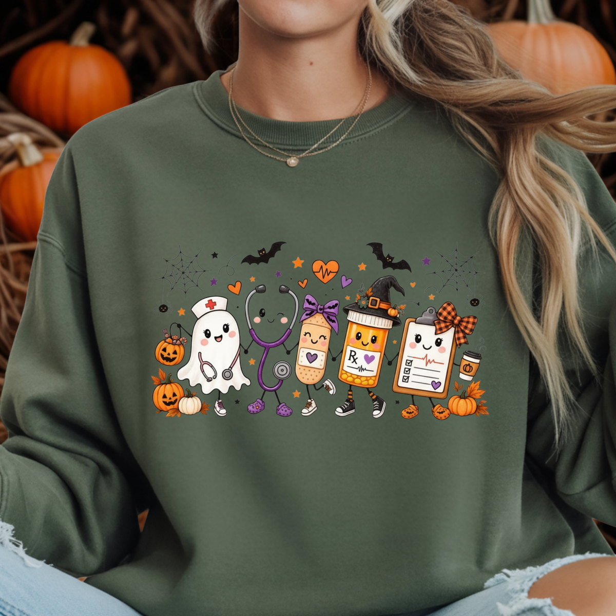 Boo Crew Medical Team Sweatshirt TheCraftNook