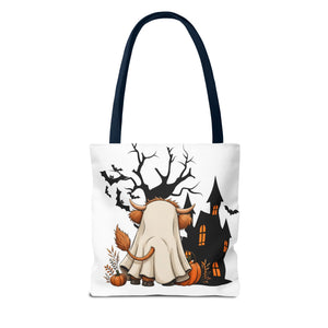 BullSheet Halloween Tote Bag Printify