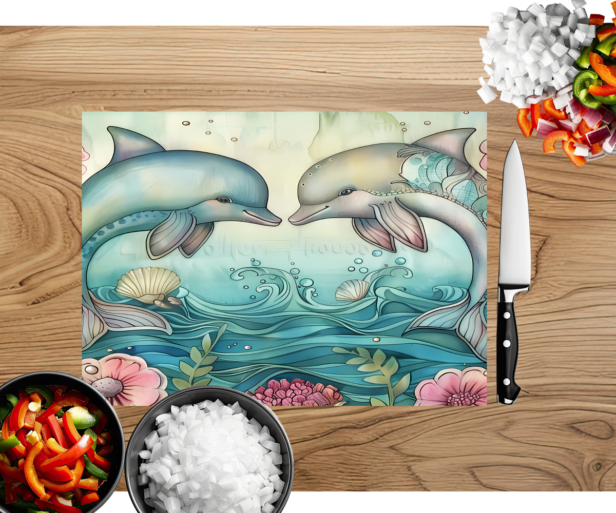 Make a Splash Dolphin Cutting Board TheCraftNook