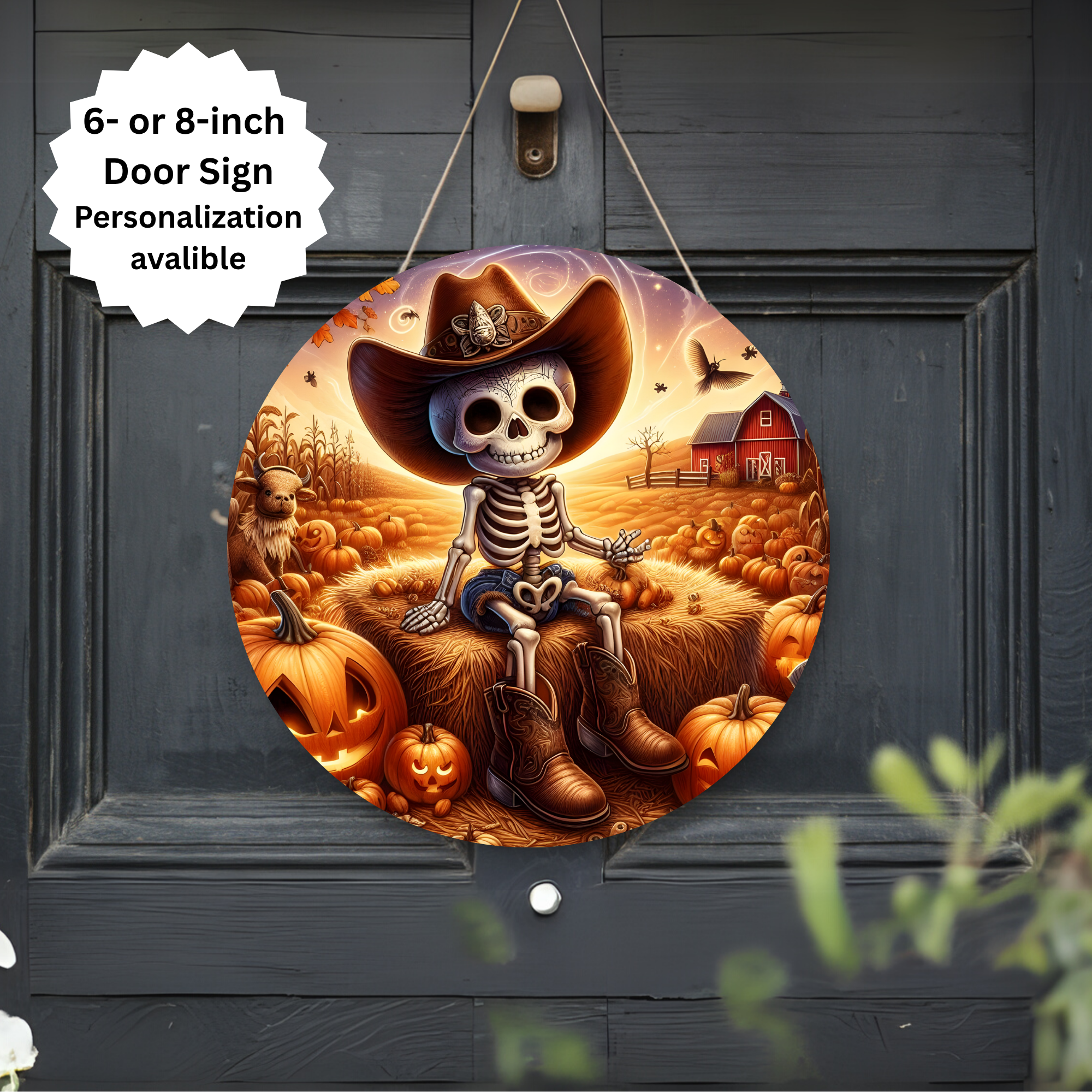 Spooky season Halloween Door signs