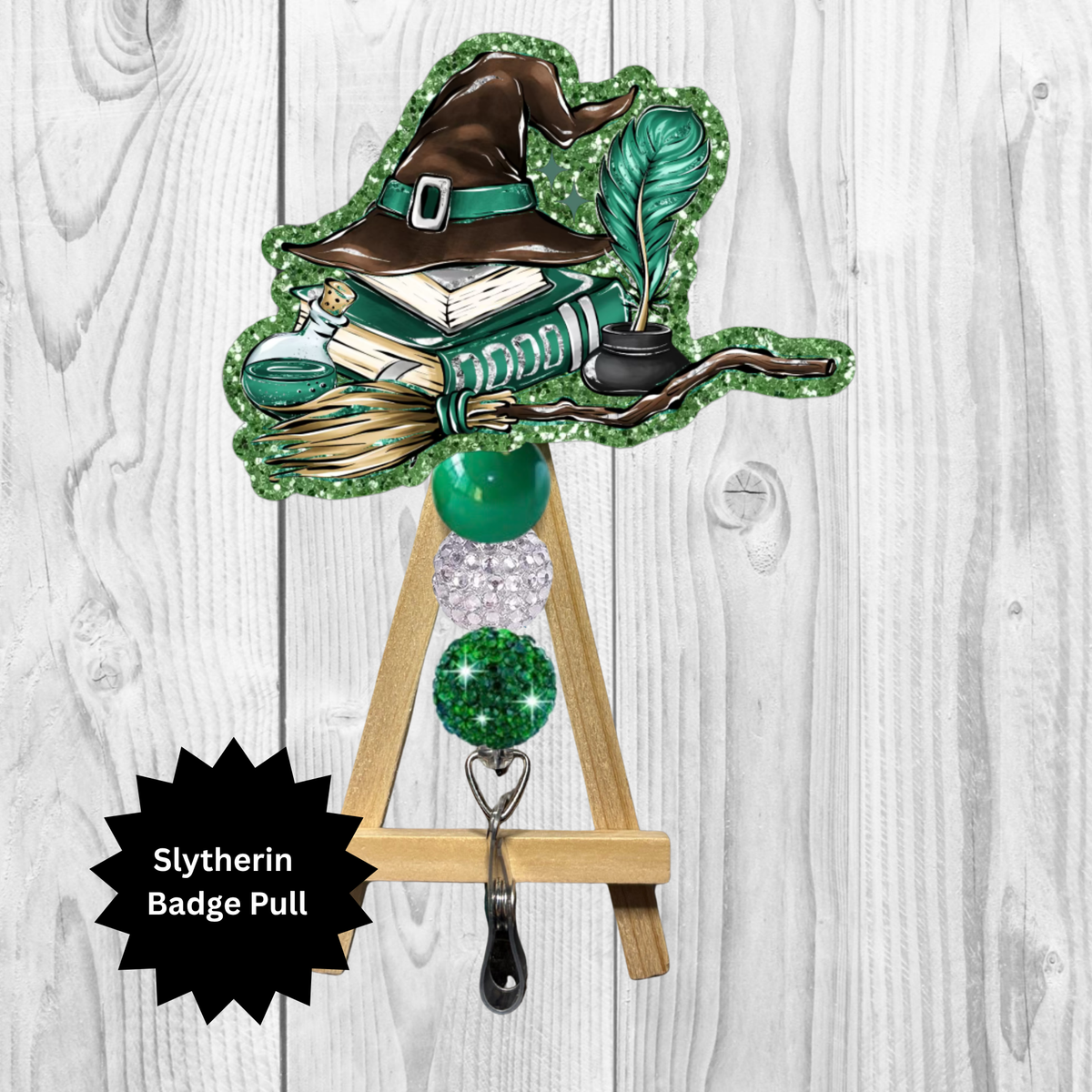 Snake House Badge Pull – Wizard-Inspired Design TheCraftNook