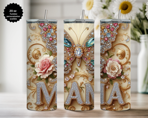 All Mother's 20 oz Stainless Steel Tumbler - Human, and Paws TheCraftNook