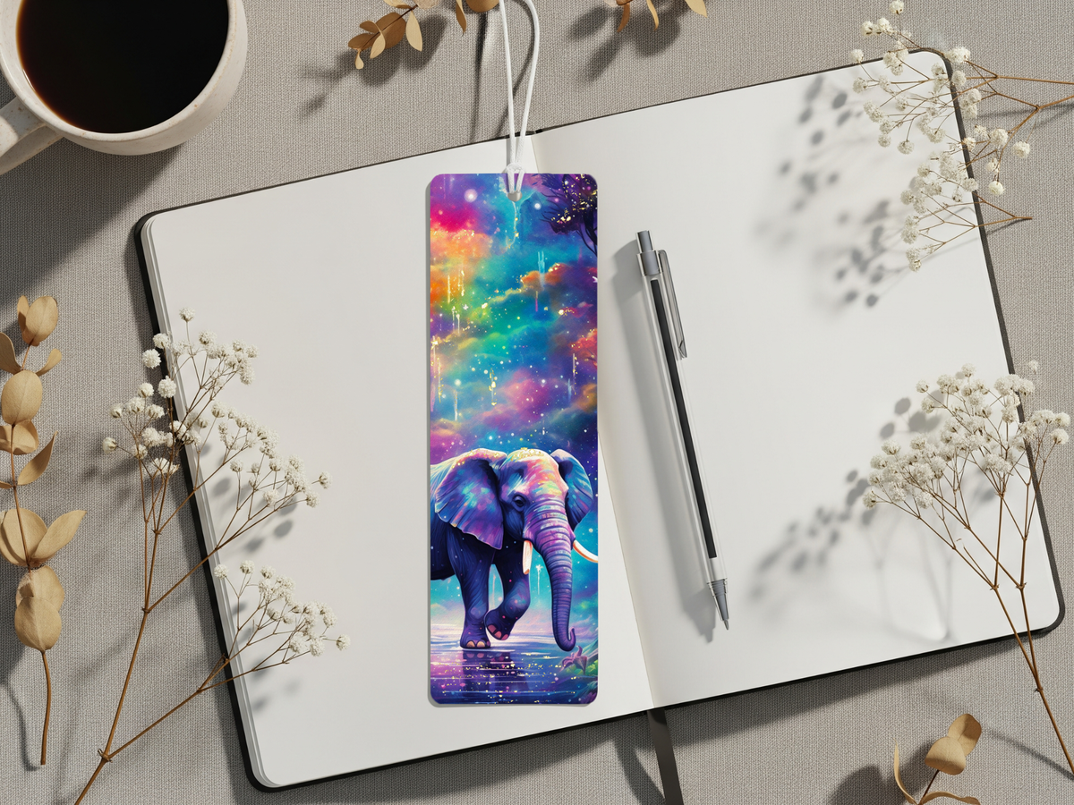 Aluminum Metal Bookmarks, Elephant Images TheCraftNook