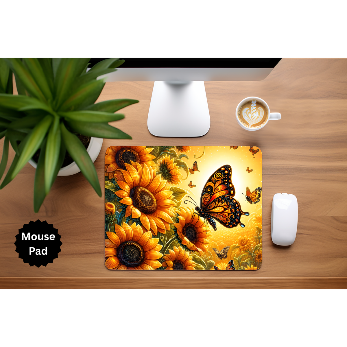 Butterfly mouse pad TheCraftNook