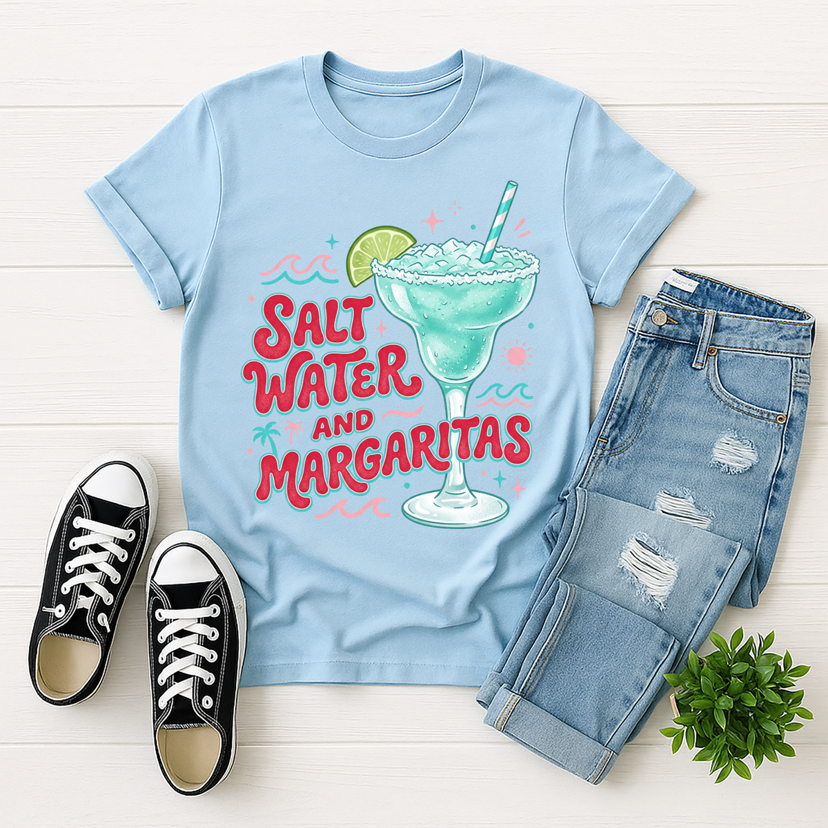 Salt water and margiritia TheCraftNook