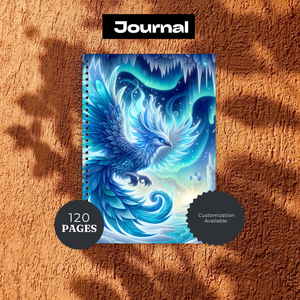Phoenix Journal - 120 Page Lined Notebook for Writing & Planning TheCraftNook