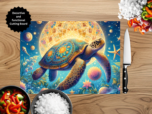 Sea Turtle Cutting Board TheCraftNook