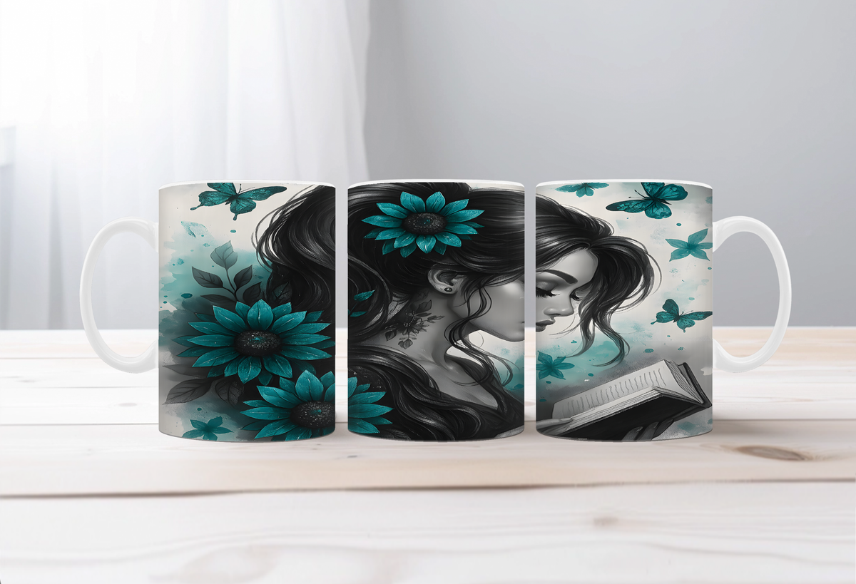 Chapter Sips Book Lover Mug. Two Sizes and Multiple images to choose from. TheCraftNook