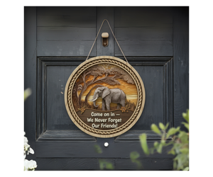 Good Vibes, Good Luck Elephant Sign TheCraftNook