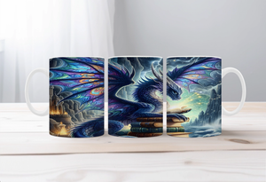 Majestic Dragon Scales Coffee Mug TheCraftNook