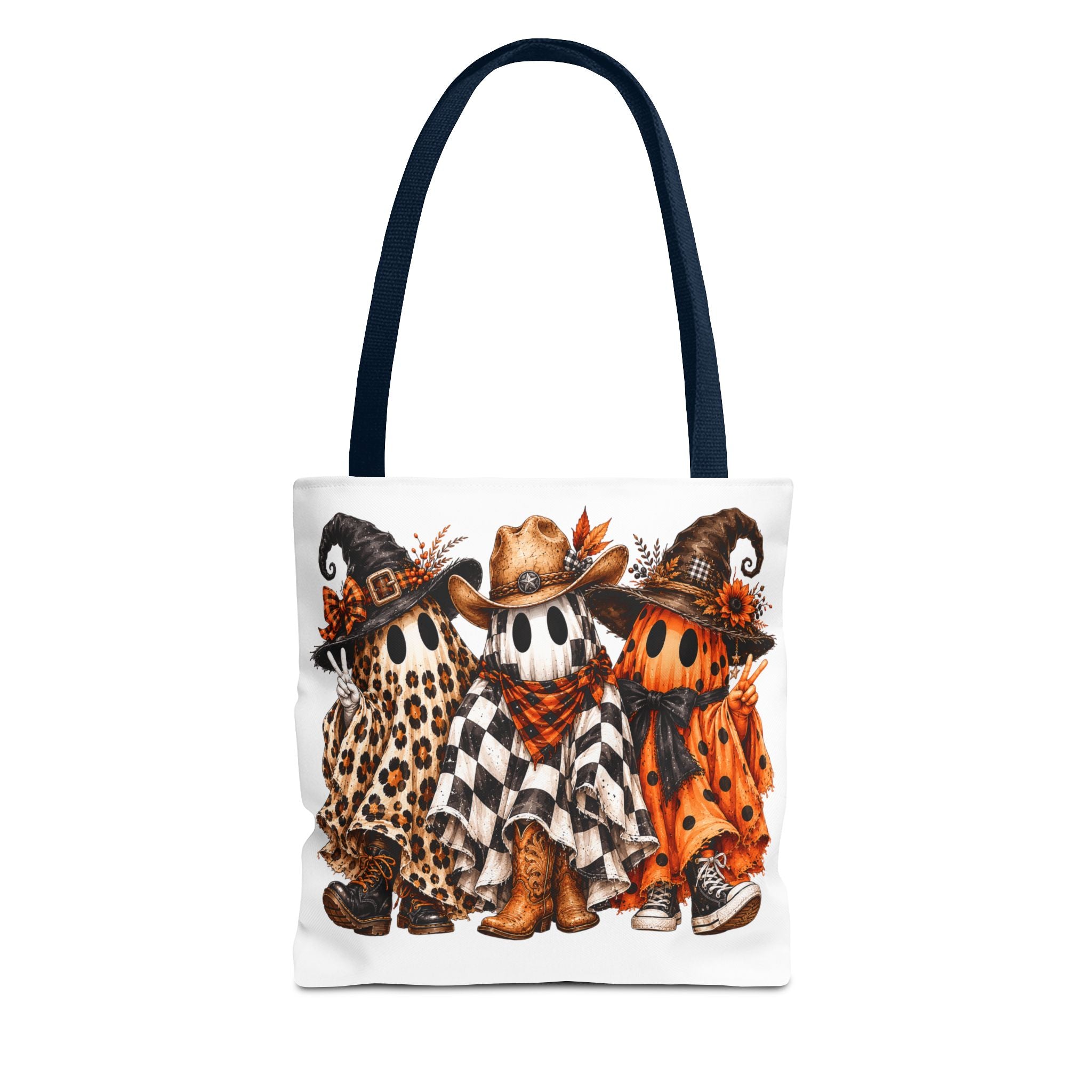 Boo Scootin' Halloween Tote Bag | All Over Print