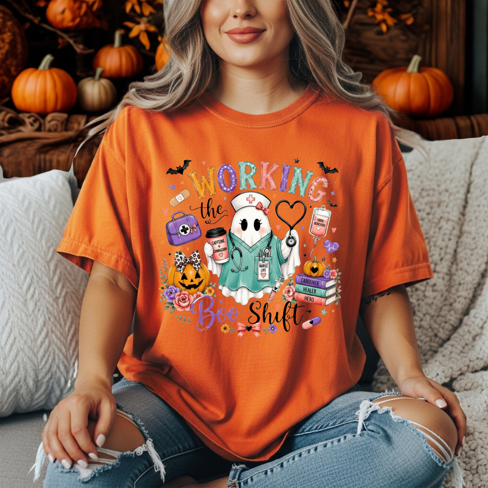 Boo Shift T-Shirt TheCraftNook