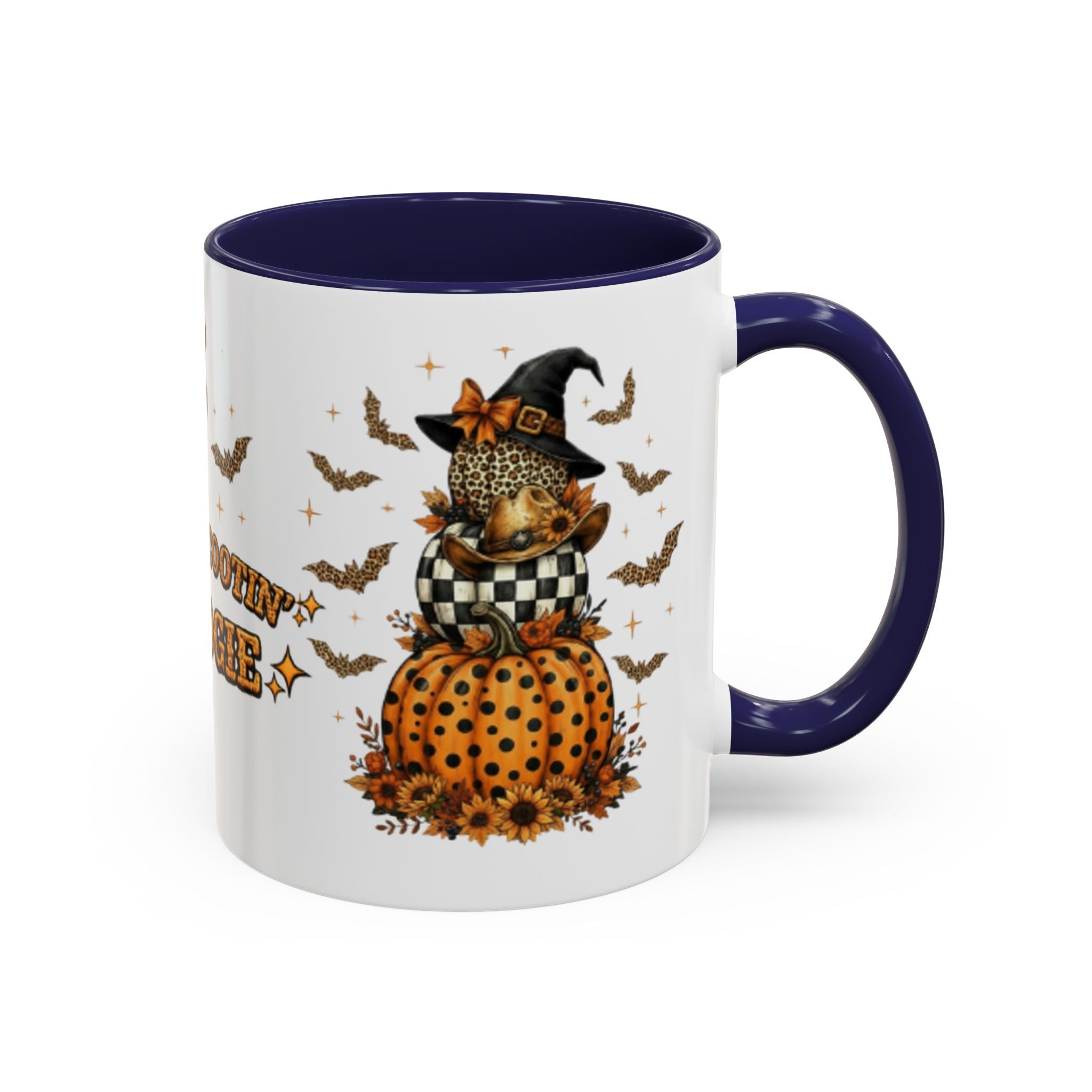 Boo Scootin' Mug – Halloween Ghost Accent Coffee Mug (11oz & 15oz)