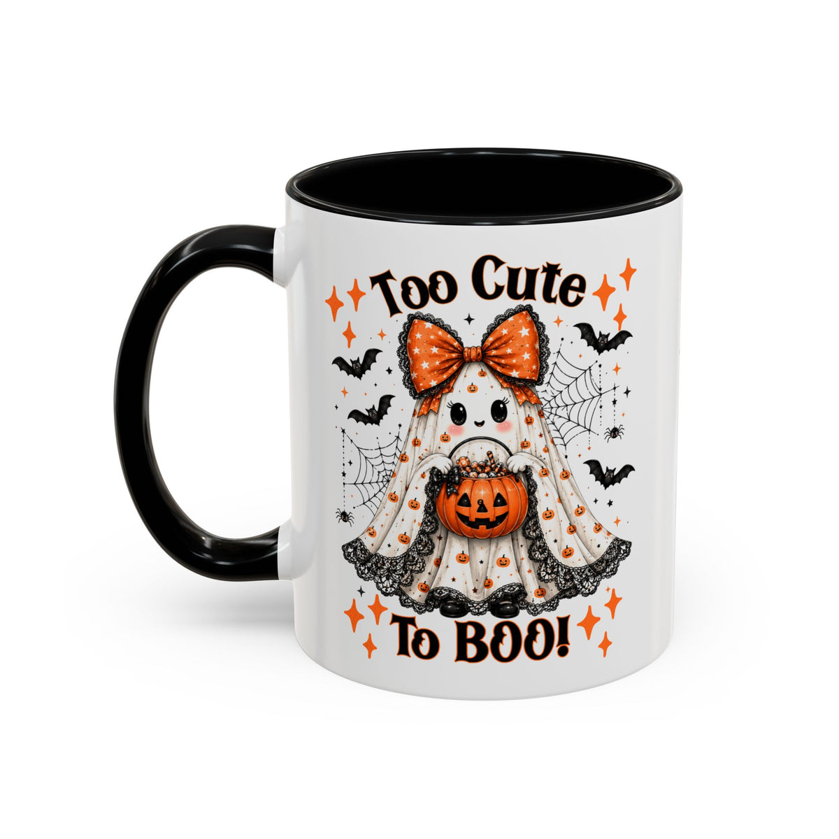 Too Cute to Boo Coffee Mug Printify