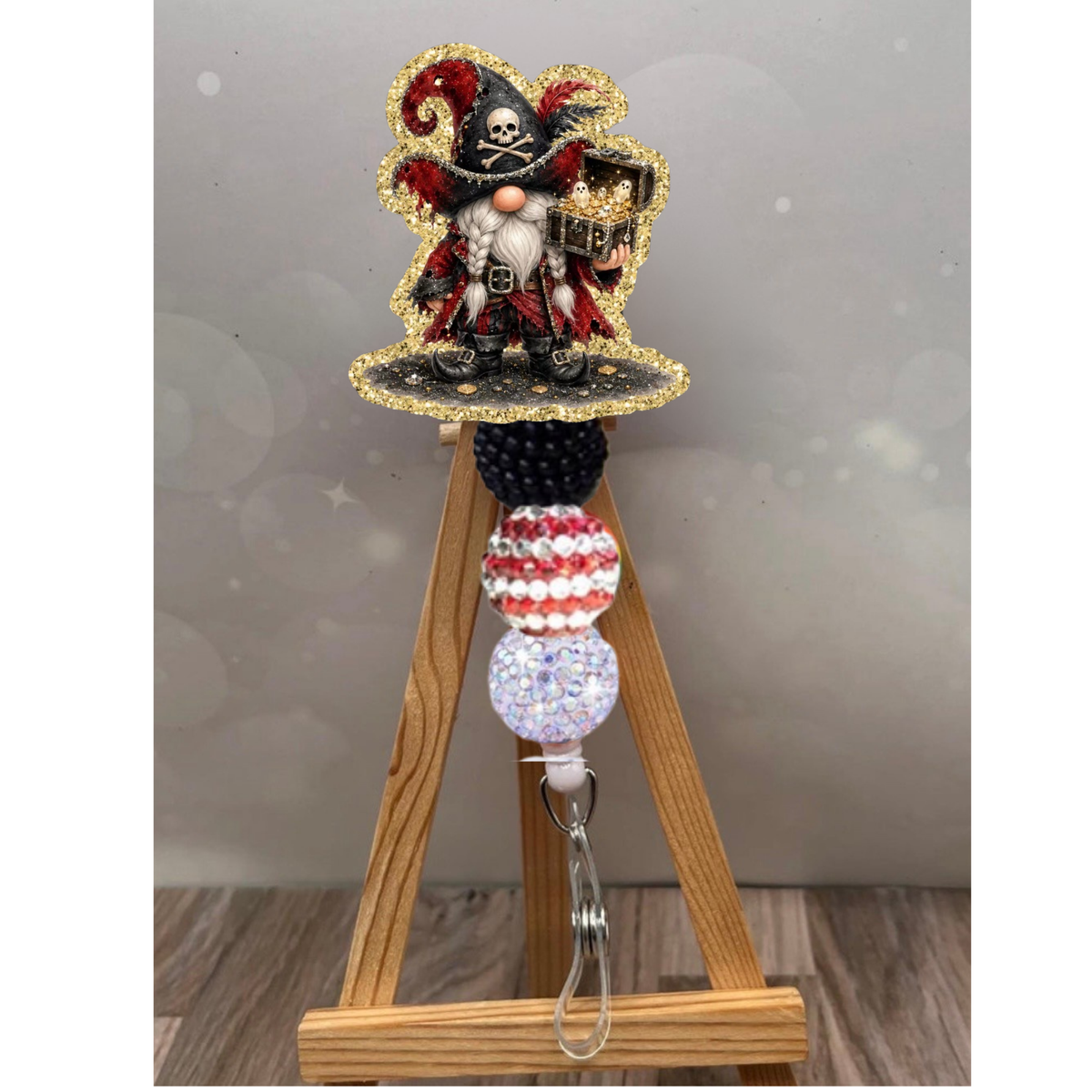 Pirate Gnome Badge Pull TheCraftNook