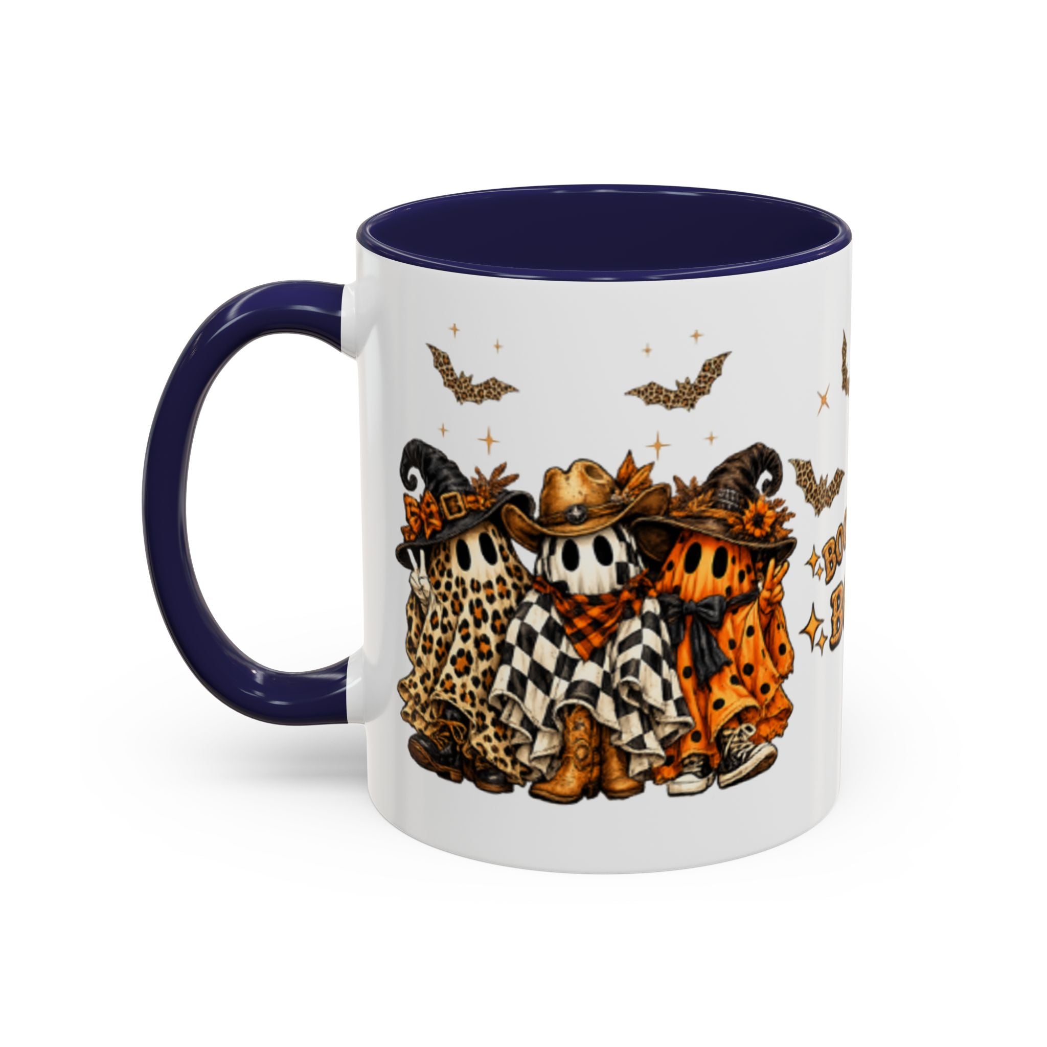 Boo Scootin' Mug – Halloween Ghost Accent Coffee Mug (11oz & 15oz)