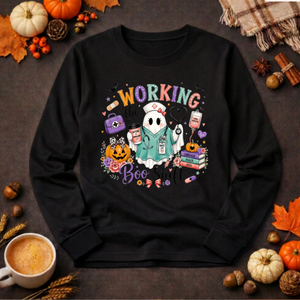 Boo Shift Long Sleeve Tee TheCraftNook