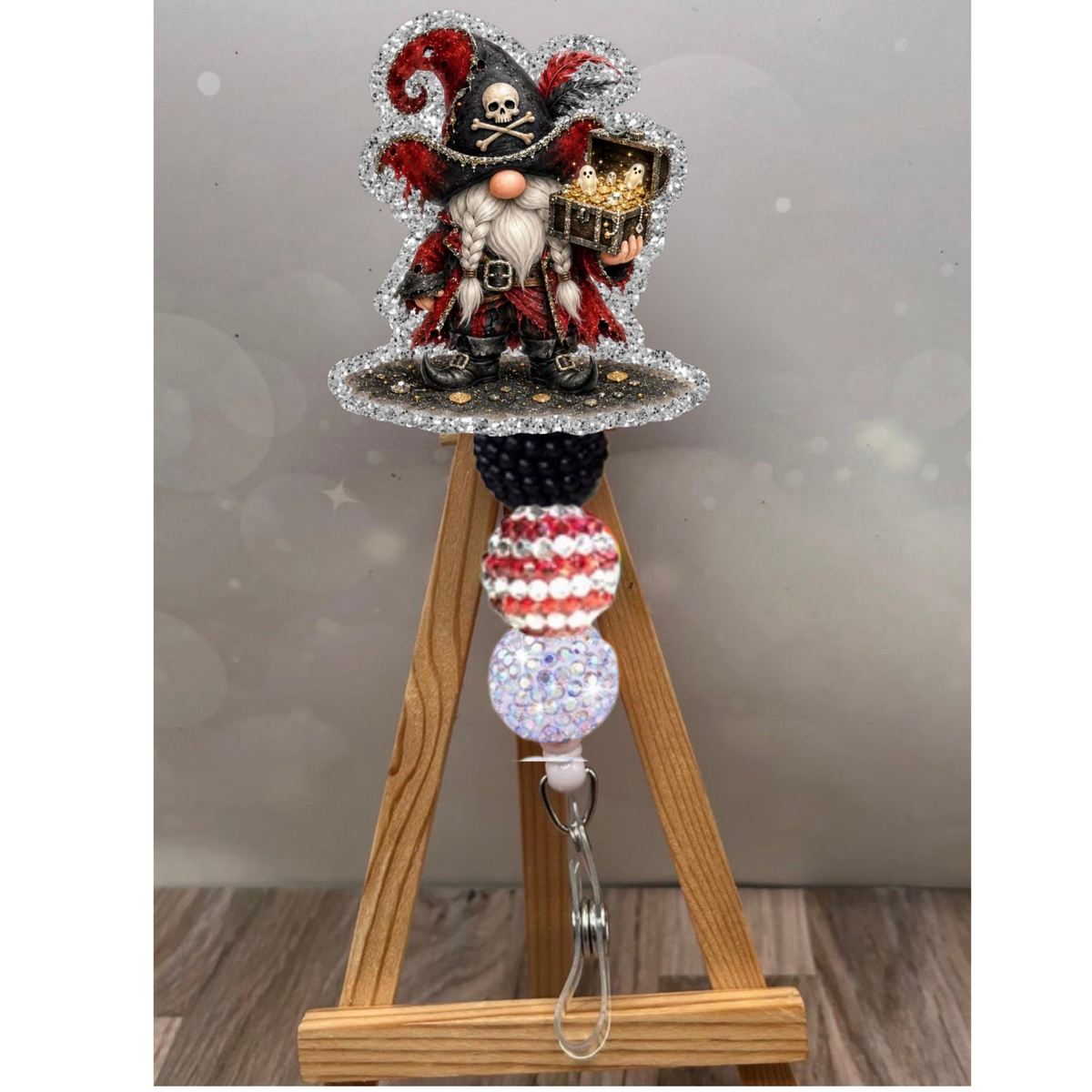Pirate Gnome Badge Pull TheCraftNook