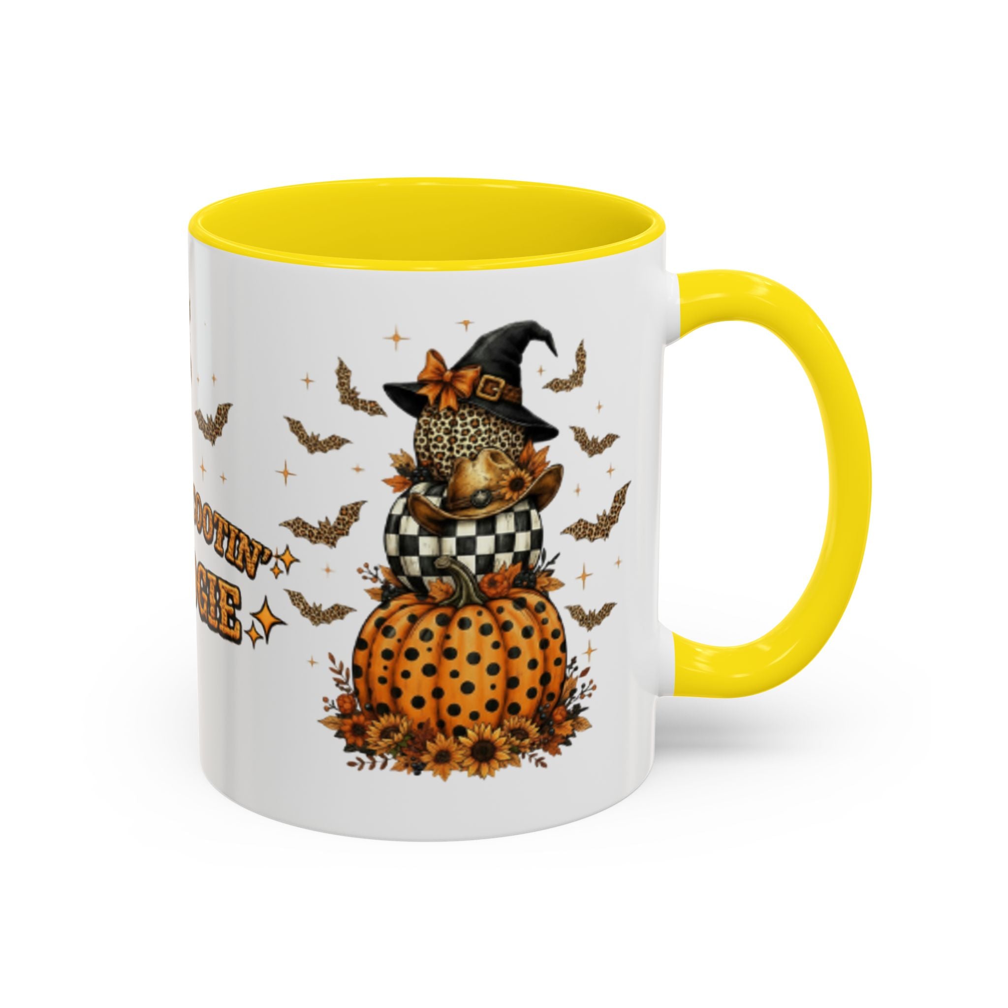 Boo Scootin' Mug – Halloween Ghost Accent Coffee Mug (11oz & 15oz)