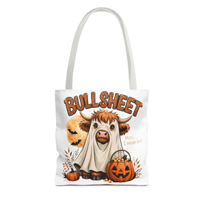 BullSheet Halloween Tote Bag Printify