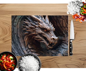 Majestic Dragon Scales Cutting Board TheCraftNook