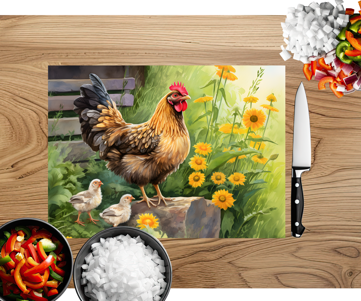 Cluck and Chop Chicken Cutting Boards TheCraftNook