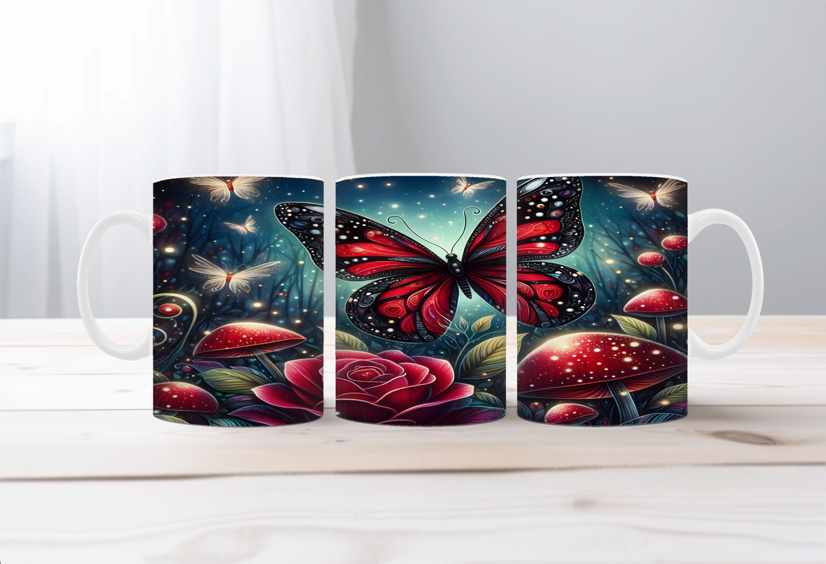 Butterfly Mugs. Two Sizes and Multiple images to choose from. TheCraftNook