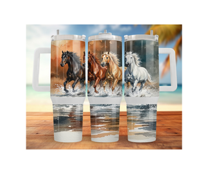 Horse Stainless Steel Tumblers and mugs Multiple Sizes and Images Available TheCraftNook